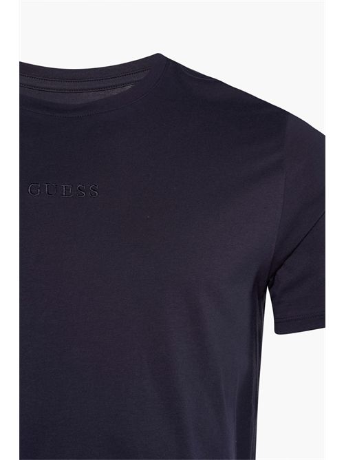 t-shirt uomo blu GUESS | M4GP39K7HD0/G7V2